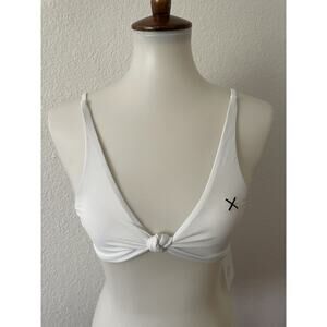 BoutineLA Swim Bikini Top Swimwear Knot Front Summer Beach